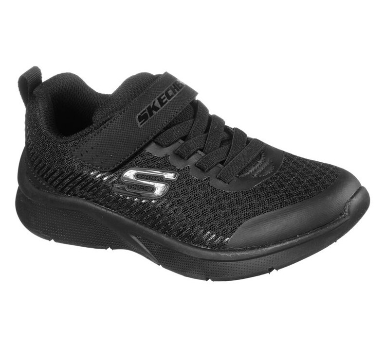 Skechers Pojkar Svarta Sneakers - Microspec - Gorza - Sverige (MSTDG-4709)